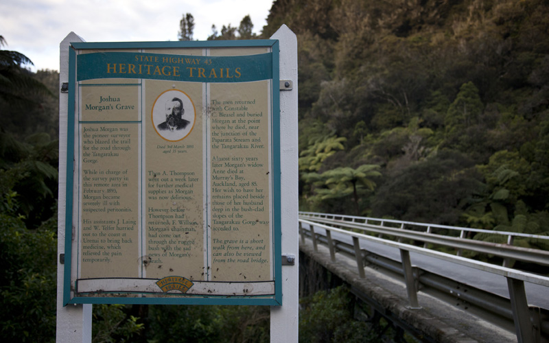 Photo of Heritage Trail sign