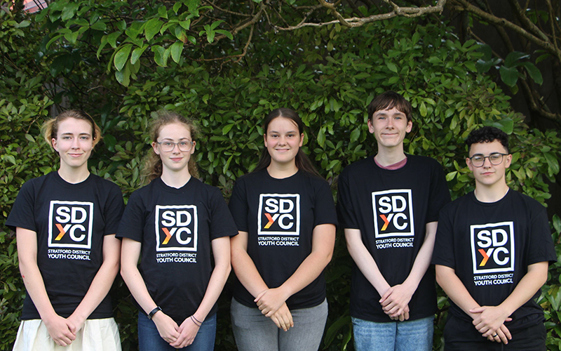 New members of the Stratford District Youth Council for 2023