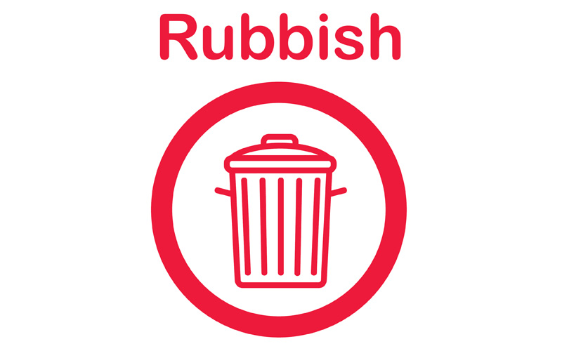 Rubbish icon
